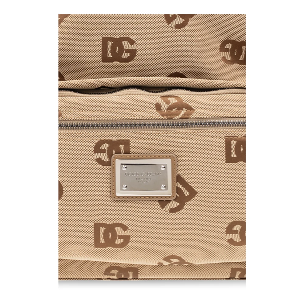 Dolce & Gabbana Monogramrugzak Beige Heren