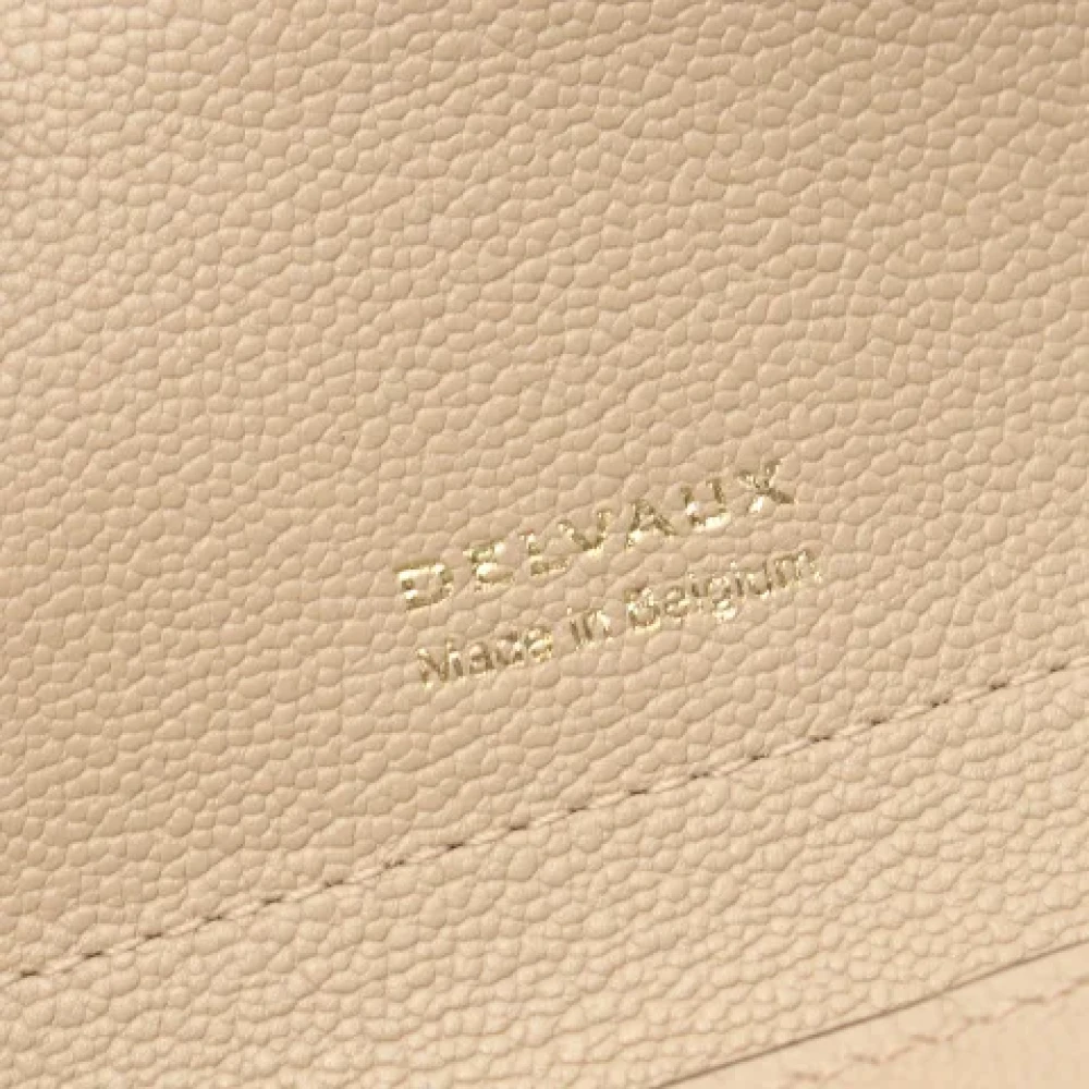 Delvaux Pre-owned Leather wallets Beige Dames