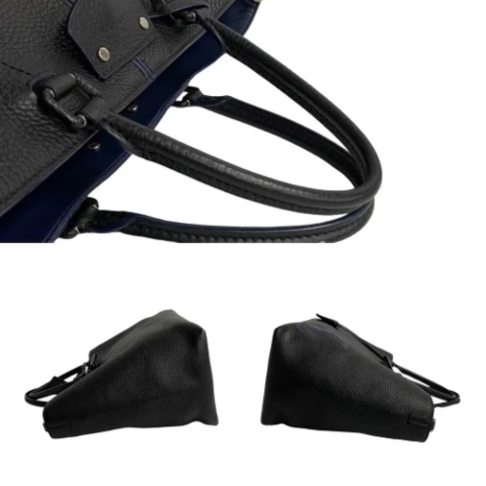 Louis Vuitton Vintage Pre-owned Leather totes Black Dames