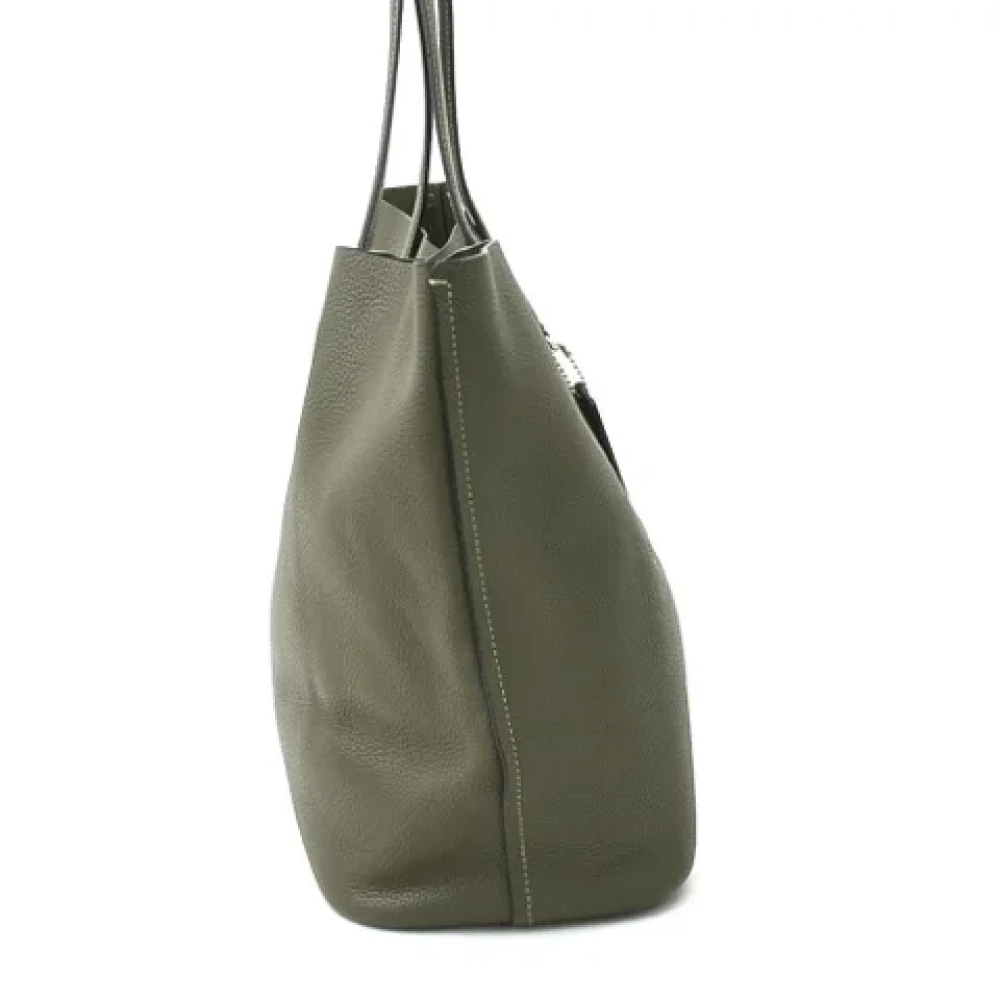 Coach Pre-owned Leather shoulder-bags Green Dames