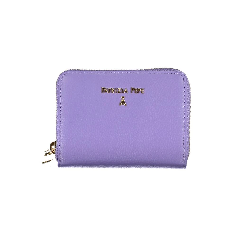 PATRIZIA PEPE Elegante Paarse Portemonnee met Rits Purple Dames