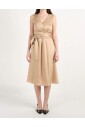 robe-midi-satinee-a-col-en-v