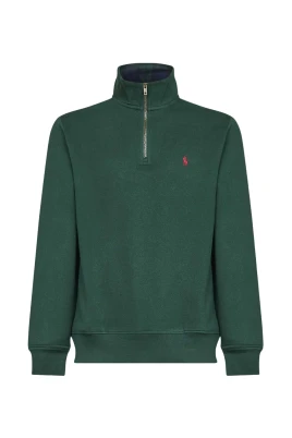 Tartan Half-Zip Sweatshirt