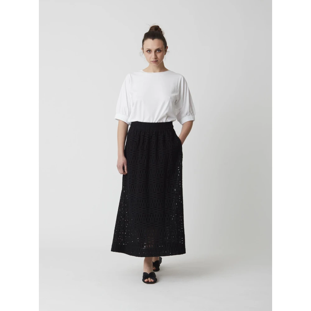 Alpha Studio Jersey Rok Black Dames