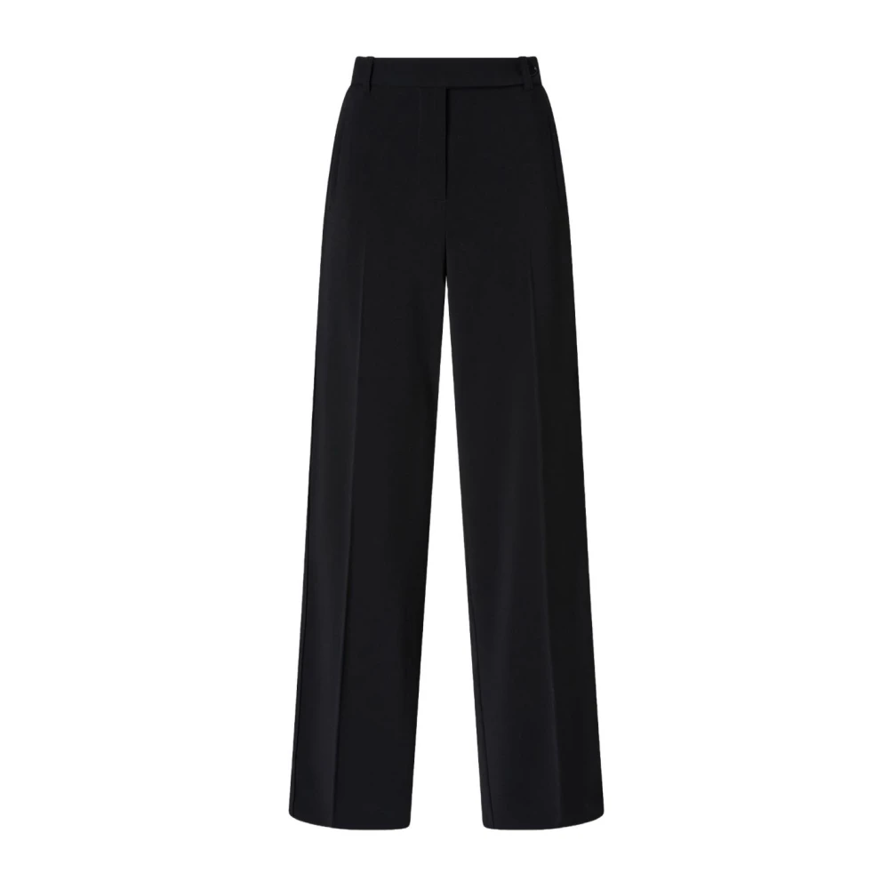 Pinko Women's Black Pantaloni 'Rufa' - Wide Trousers - L - Trousers