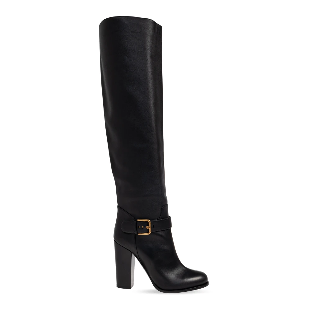 Dolce & Gabbana Donna Nero - Stivali In Pelle Di Vitello - Shoes - 36 Eu