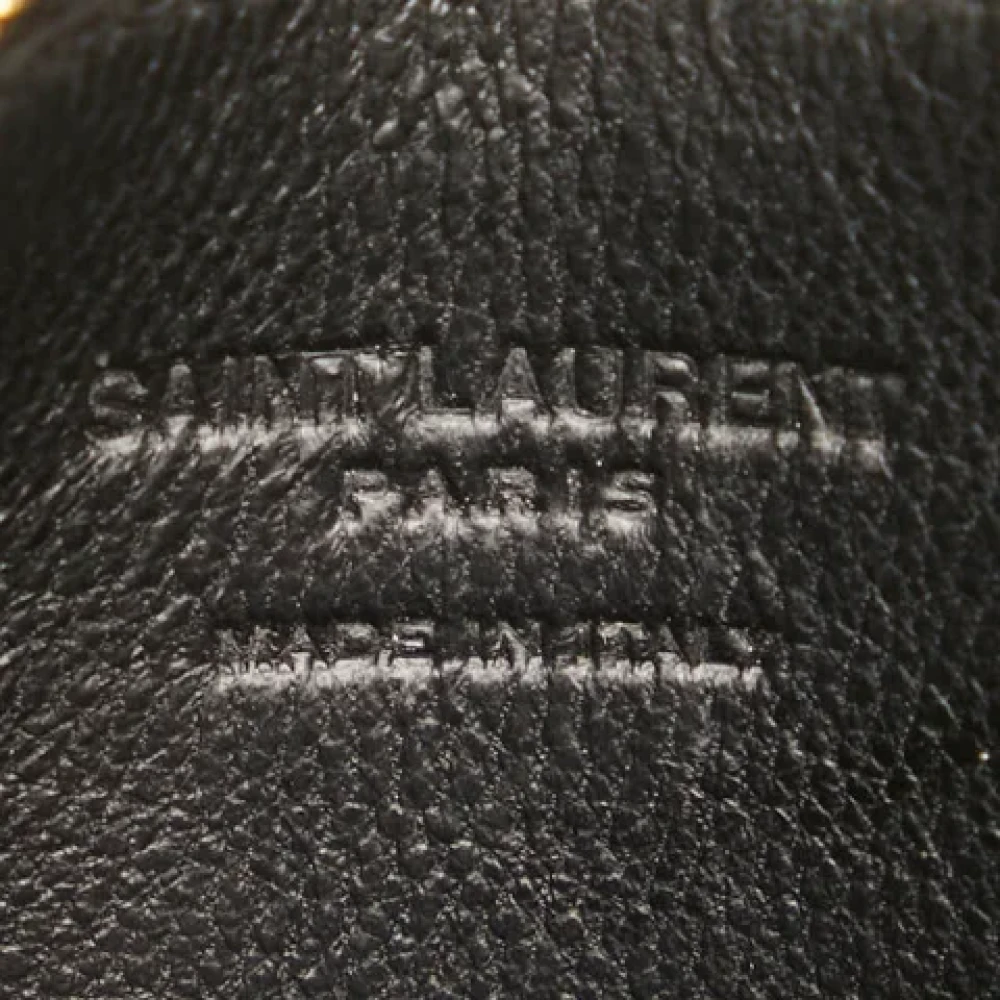 Yves Saint Laurent Vintage Pre-owned Leather home-office Black Dames