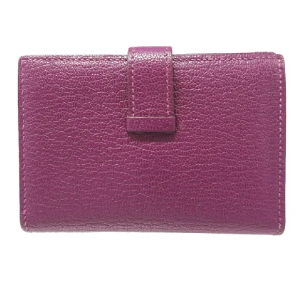 Hermès Vintage Pre-owned Leather wallets Brown Dames
