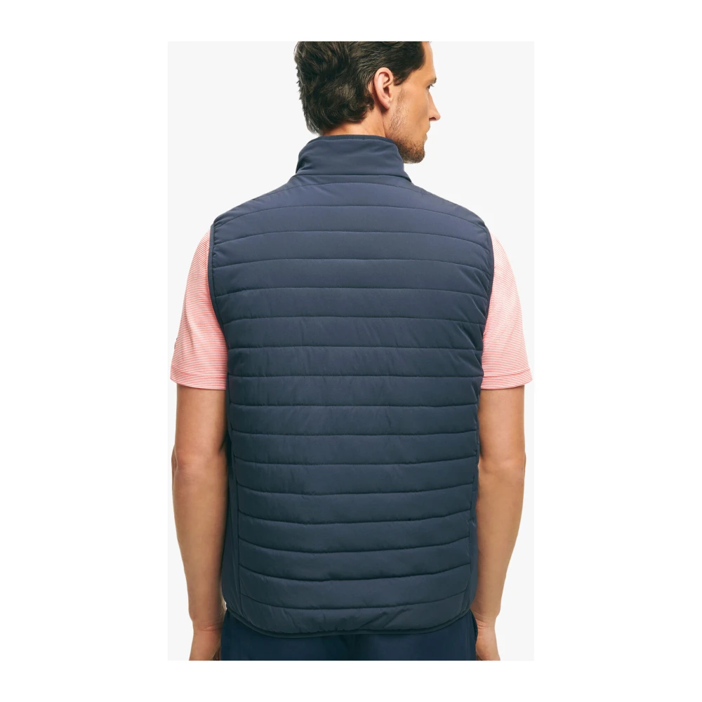 Brooks Brothers Puffer Vest Blue Heren