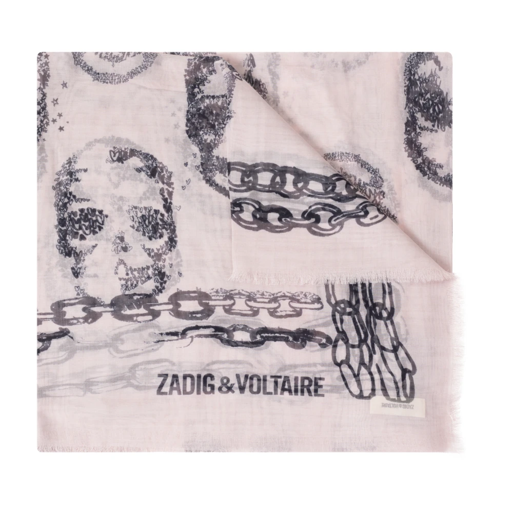 Zadig & Voltaire Sjaal Bebe Pink Dames