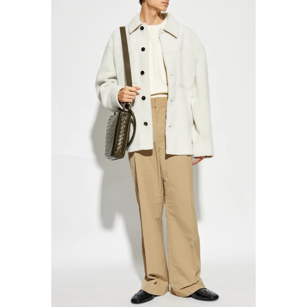 Bottega Veneta Wijde broek Beige Heren