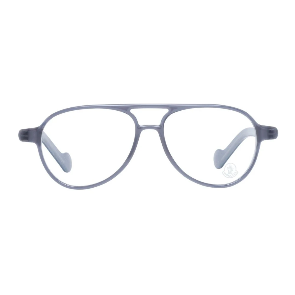 Moncler Heren Aviator Grijze Plastic Optische Frames Gray Heren