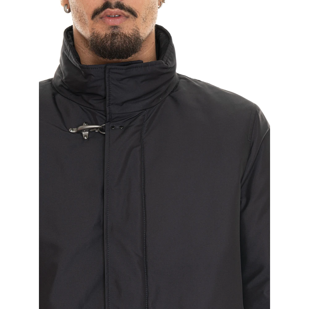 Fay Nylon regenjas met logo Blue Heren