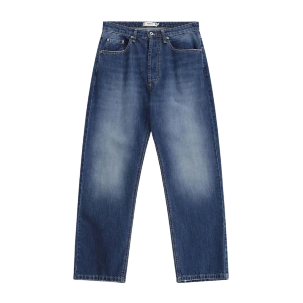 Please Women's Blue Straight Jeans - Straight Fit Jeans - Xs - Jeans