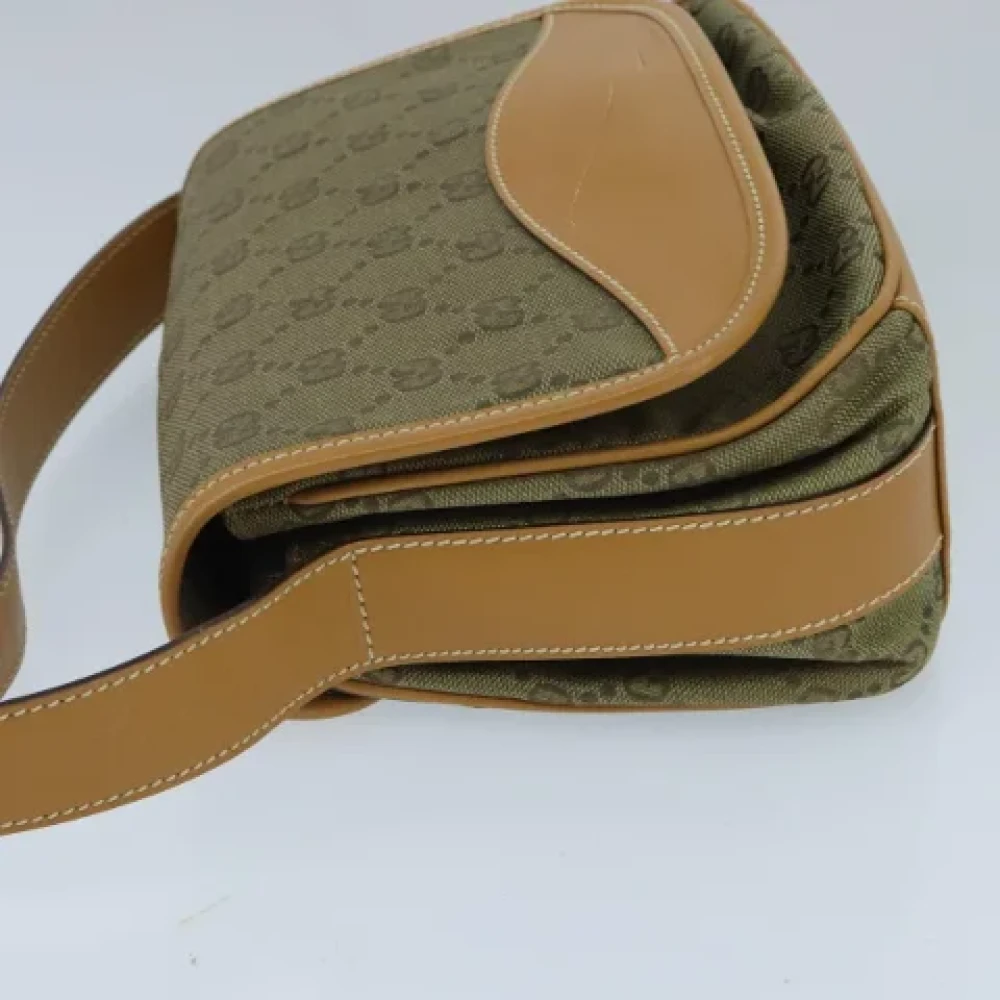 Gucci Vintage Pre-owned Canvas gucci-bags Beige Dames