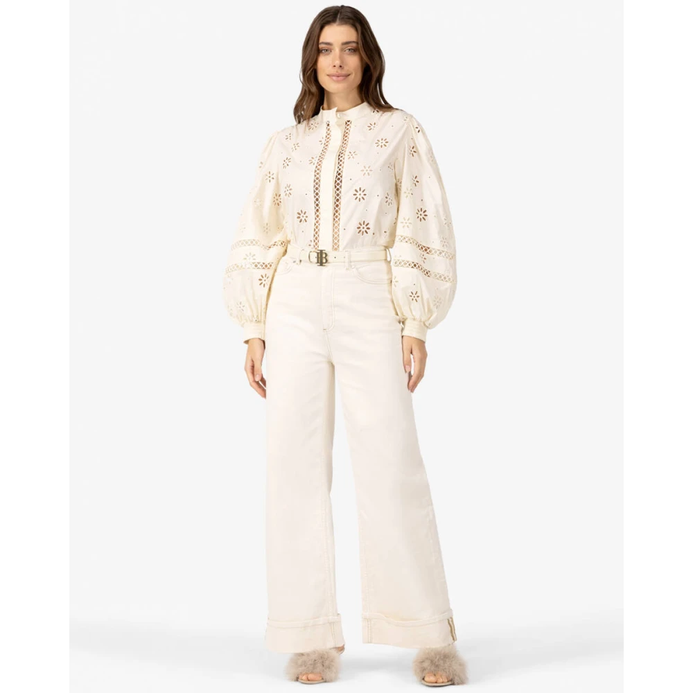 Ibana Portia Stijlvolle Broek White Dames