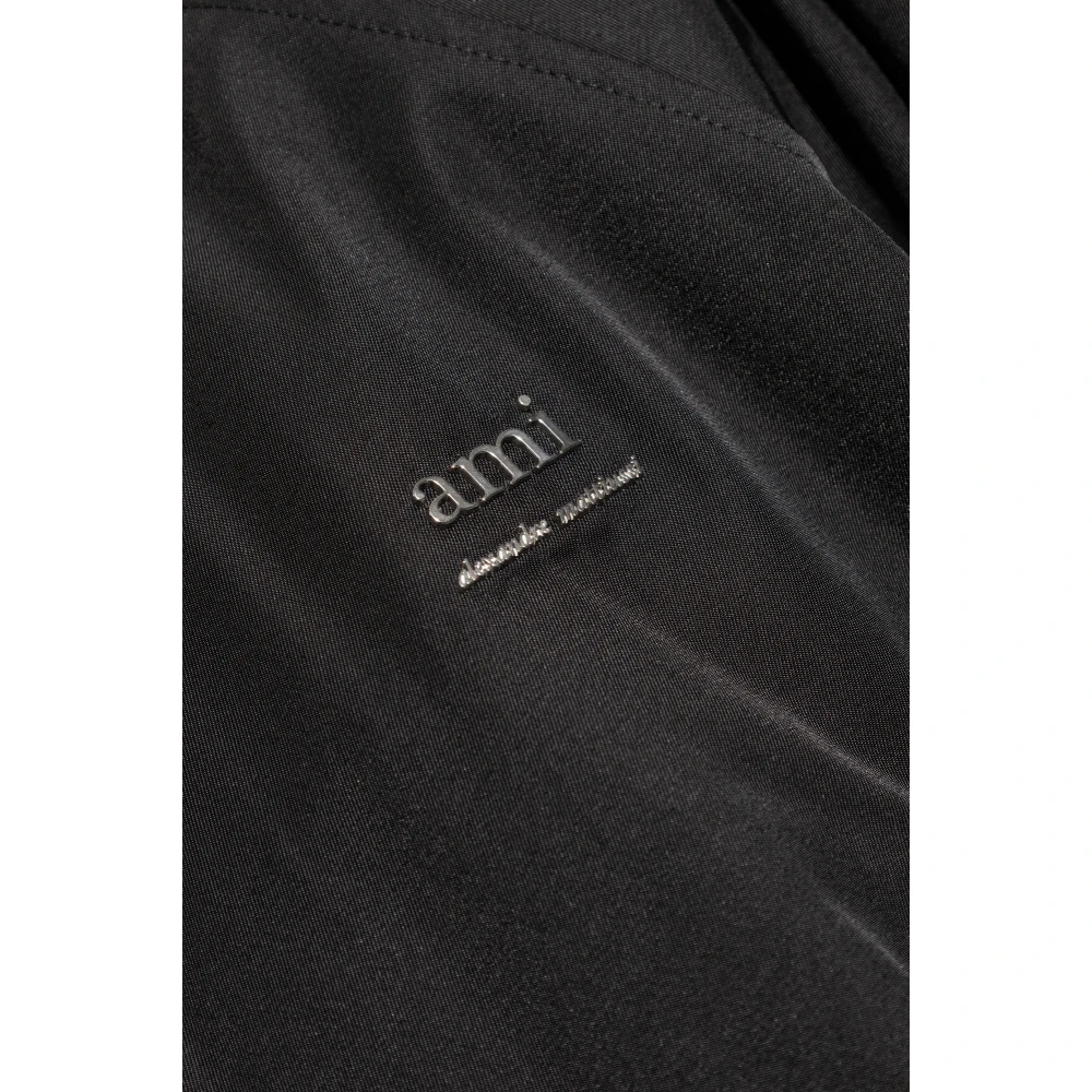 Ami Paris Logo bomberjack Black Heren