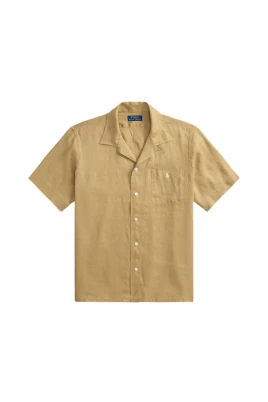 Classic Fit Linen Camp Shirt