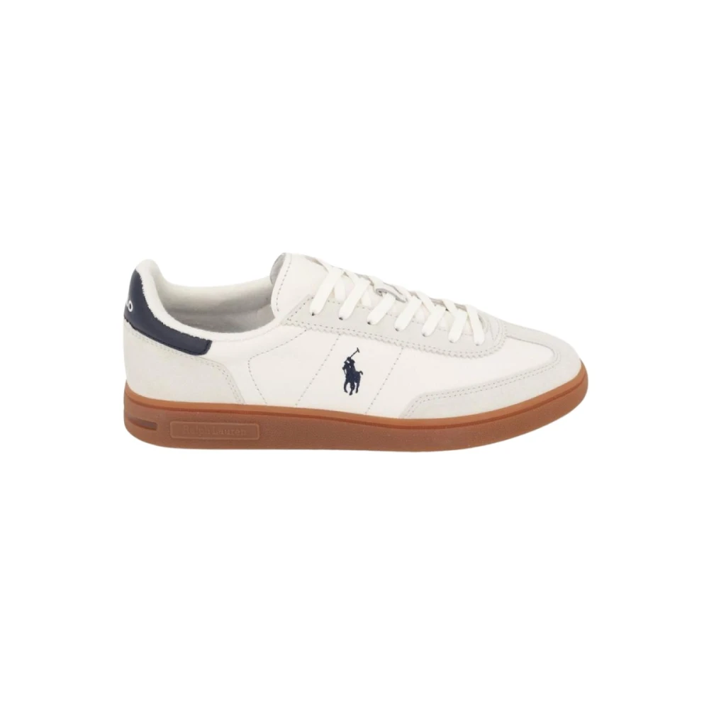 Ralph Lauren Herr Vit Skor 43 Eu, Sneakers
