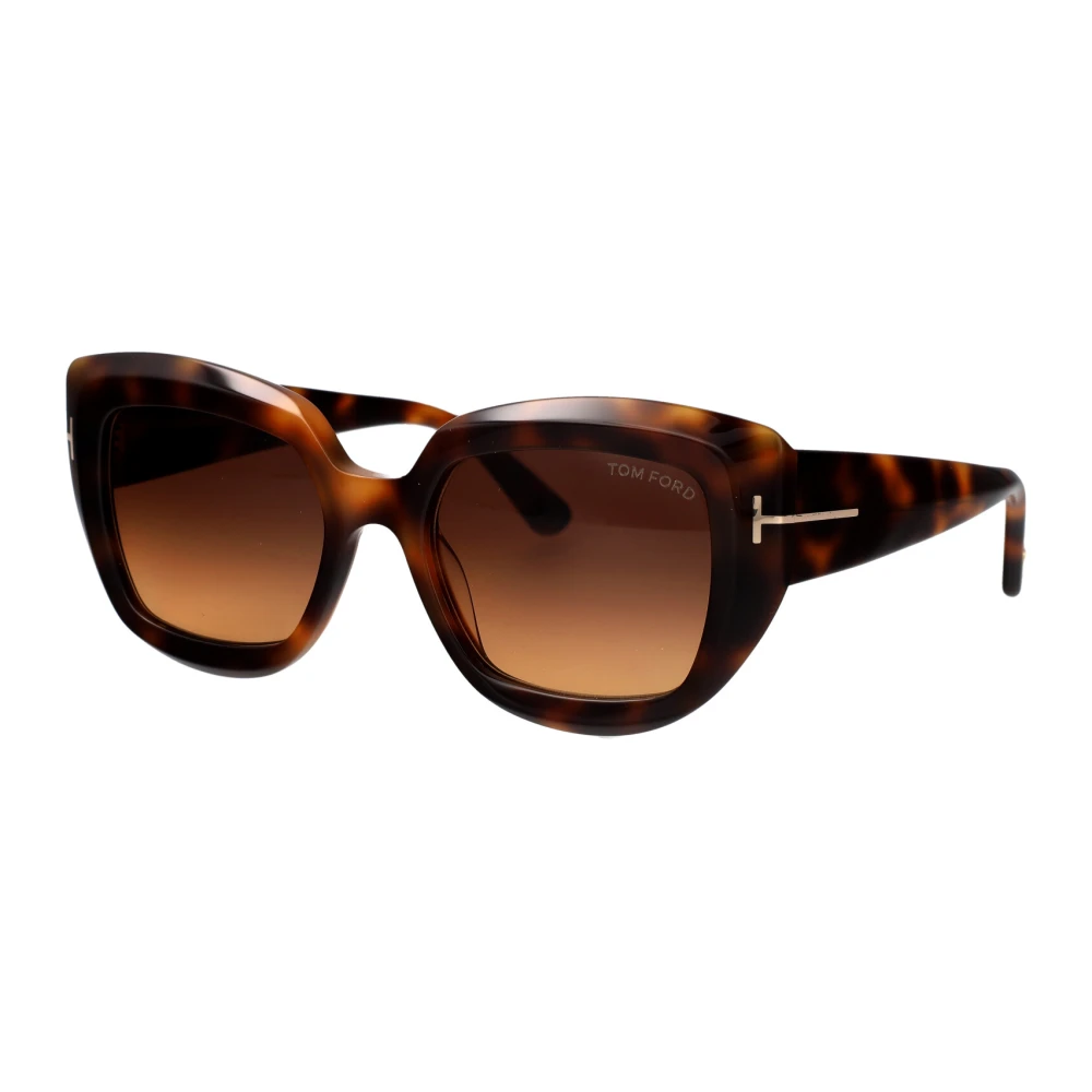 Tom Ford Brown Sunglasses, Female, 53 Mm, Sunglasses