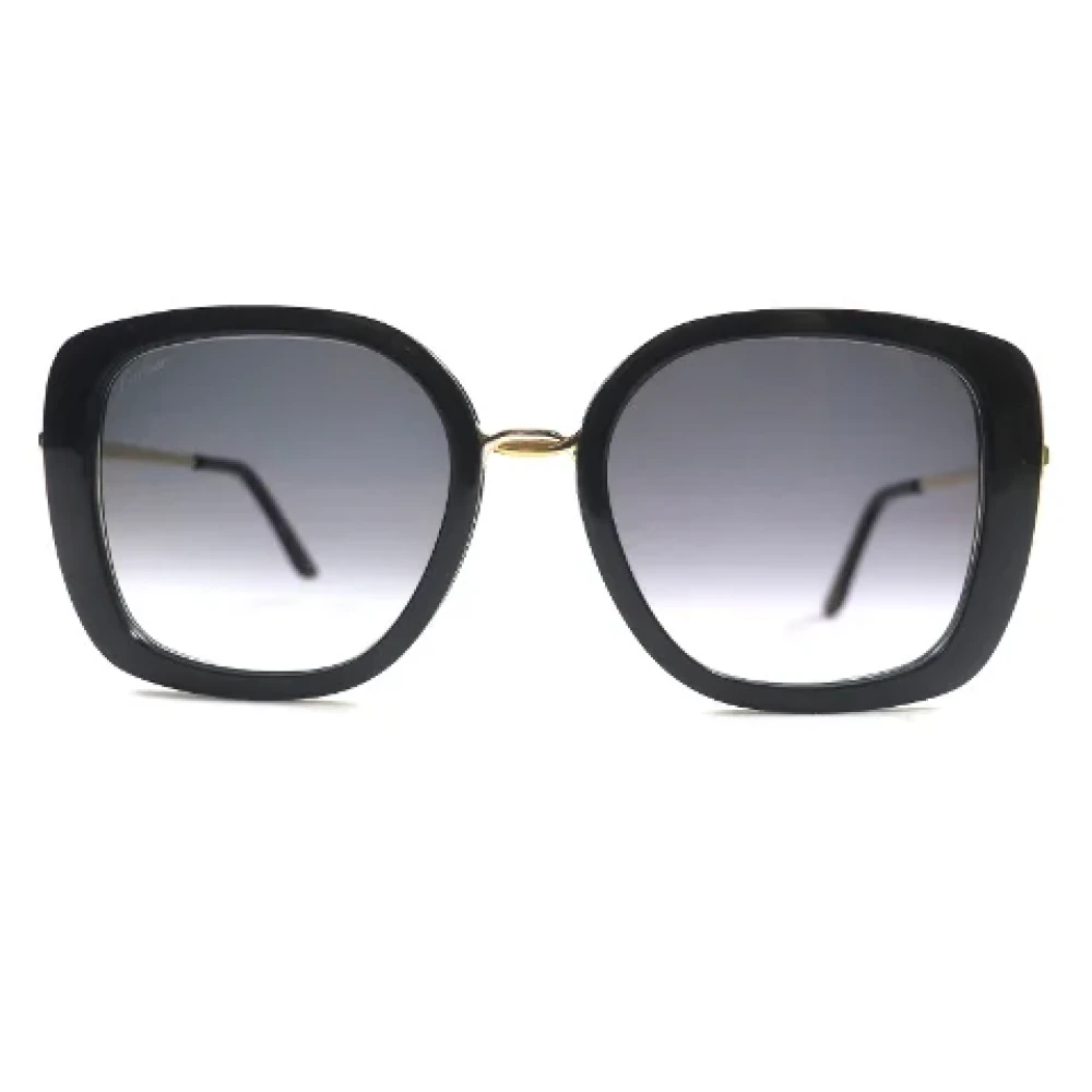 Cartier Vintage Pre-owned Glass sunglasses Black Heren