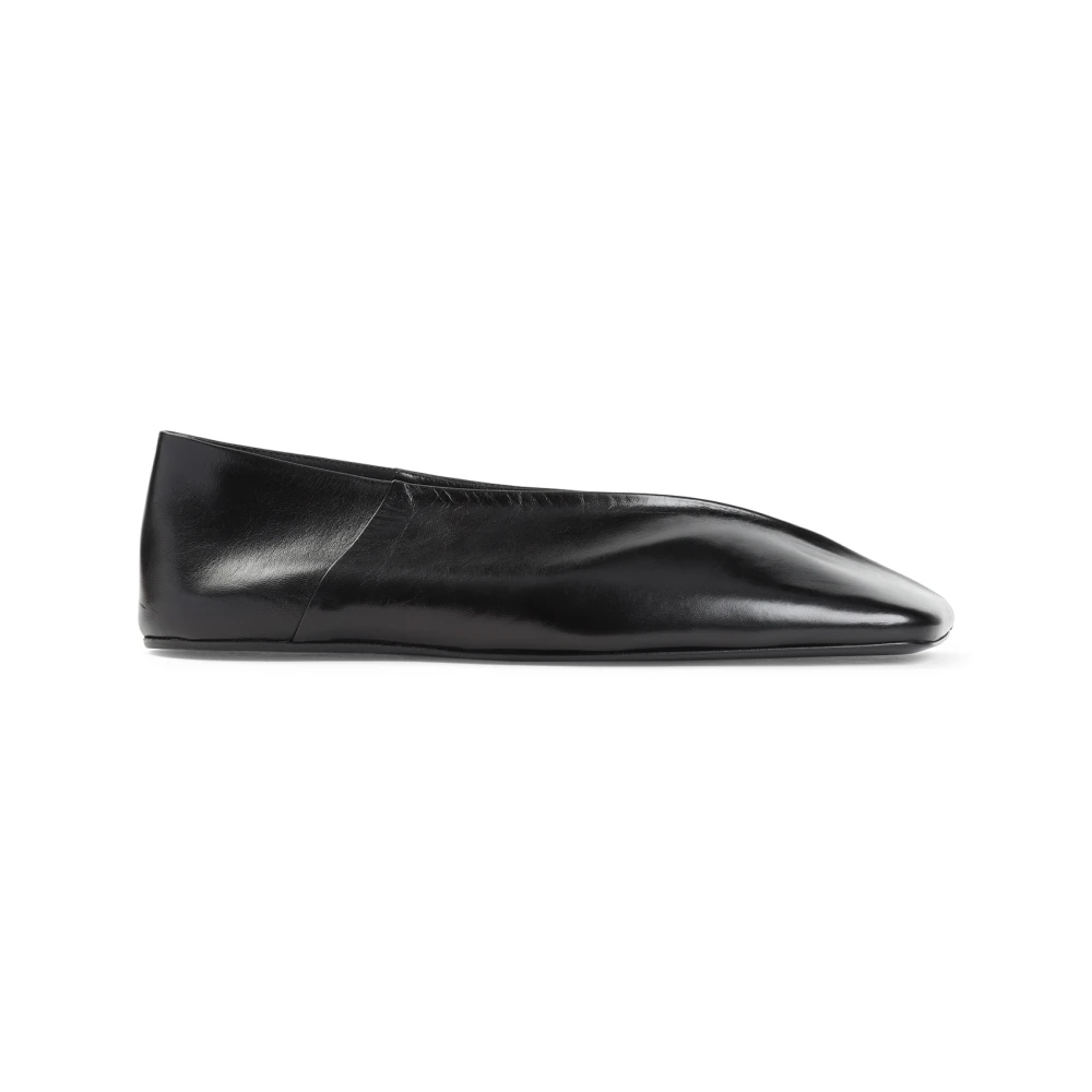 Jil Sander Women's Black Square Ballet Flats