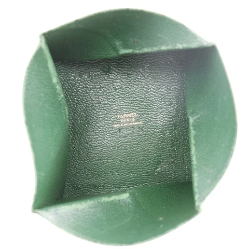 Hermès Vintage Pre-owned Leather wallets Green Dames