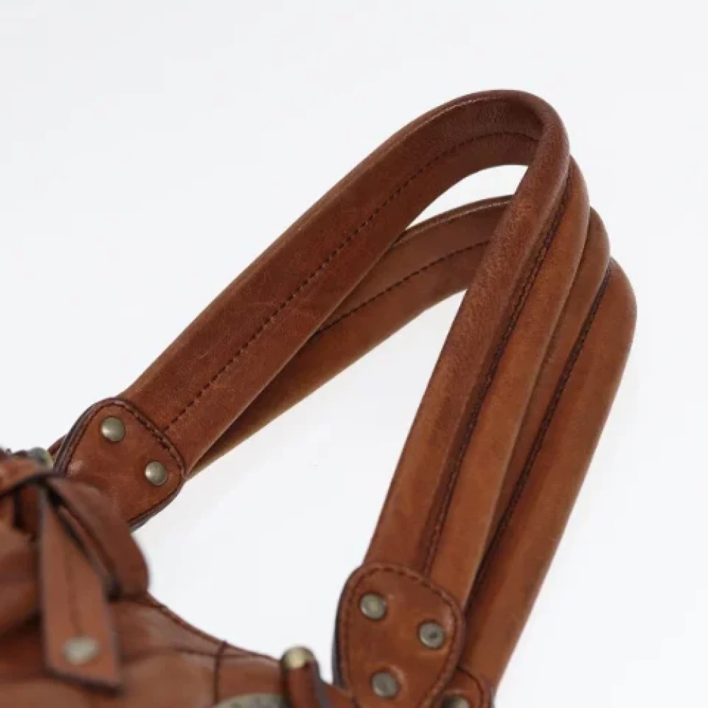 Bally Pre-owned Leather handbags Brown Dames