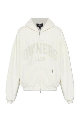 Cream Hooded Sweatshirt