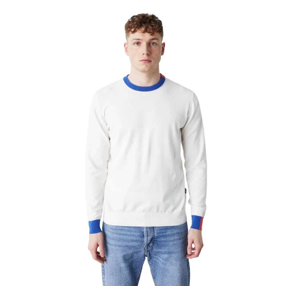 GAS Ronde Hals Trui White Heren