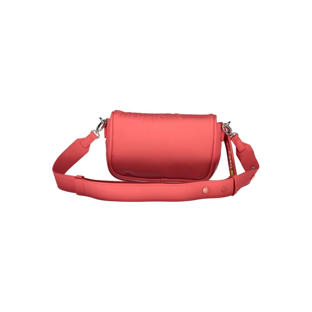 Desigual Stijlvolle Handtas met Verstelbare Schouderband Red Dames