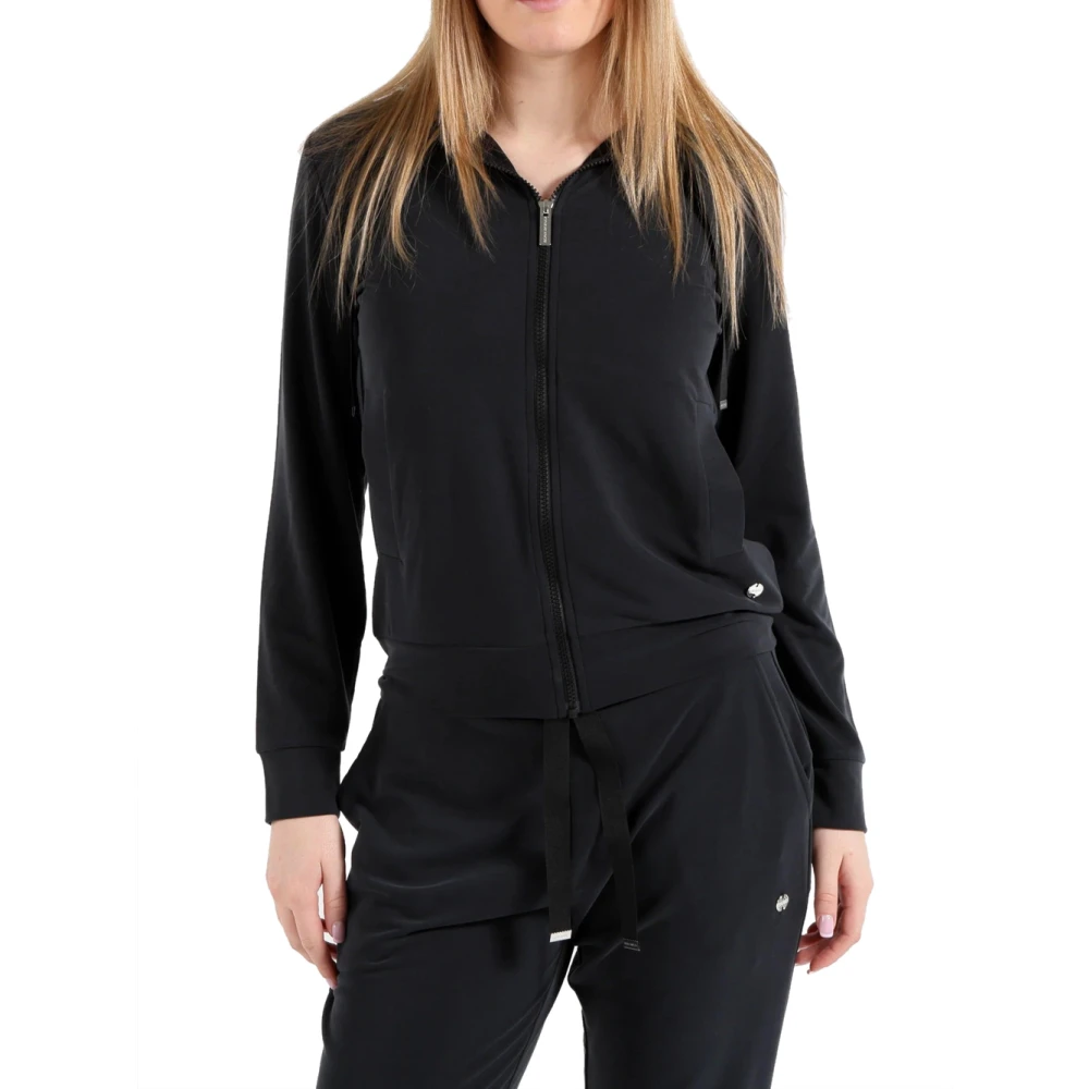 Colmar Donna Nero - Zip-Throughs - Sweatshirts & Hoodies - M