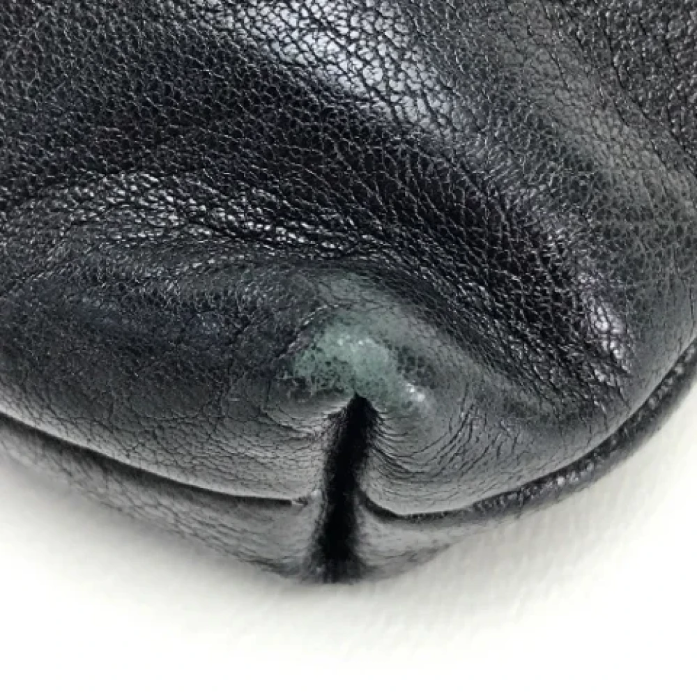 Jimmy Choo Pre-owned Leather shoulder-bags Black Dames