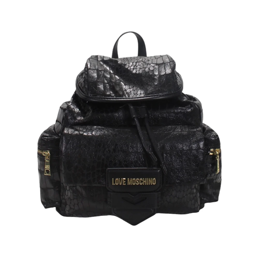 Moschino Zwarte Damesrugzak Stijlvol en veelzijdig Black Dames