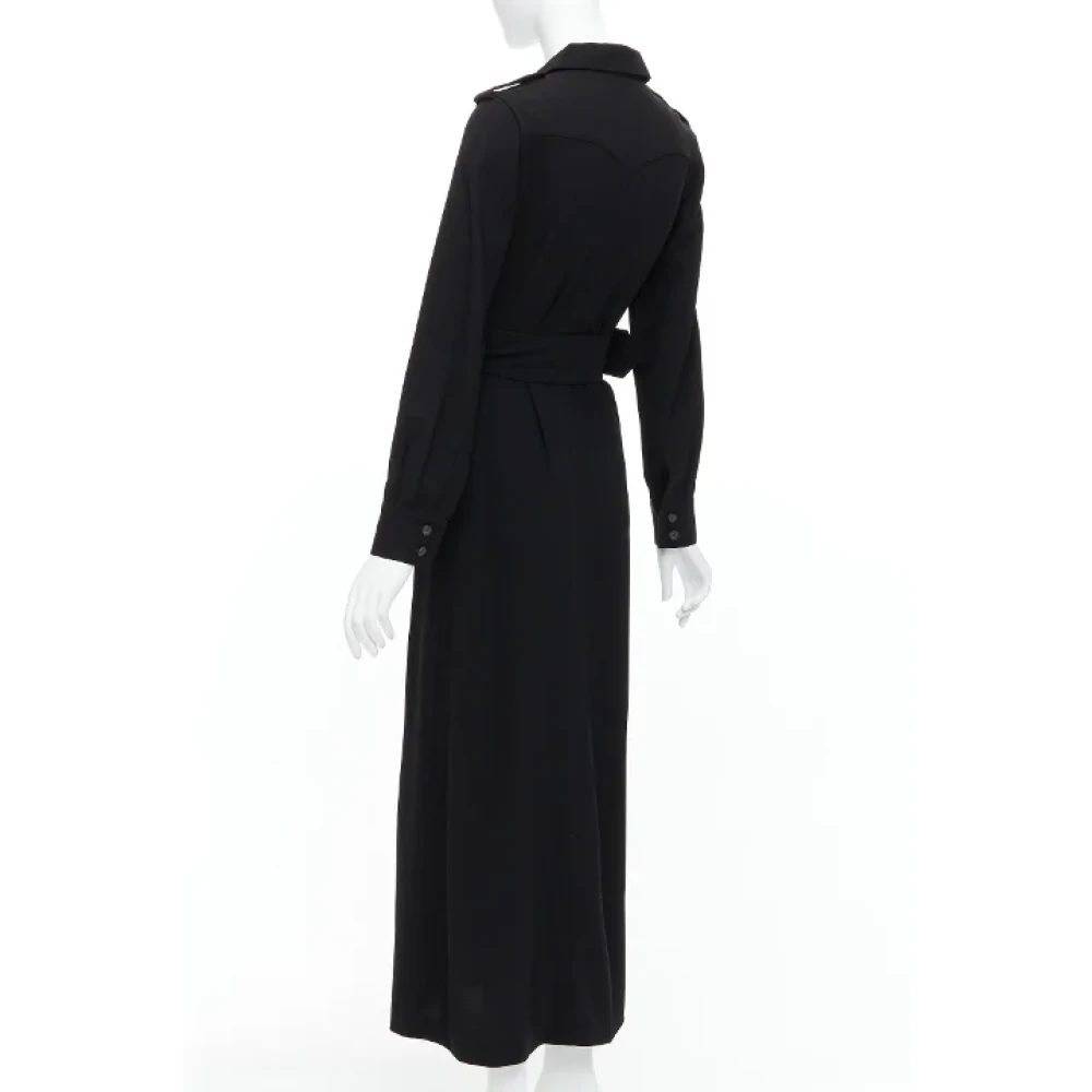 Gucci Vintage Pre-owned Wool dresses Black Dames