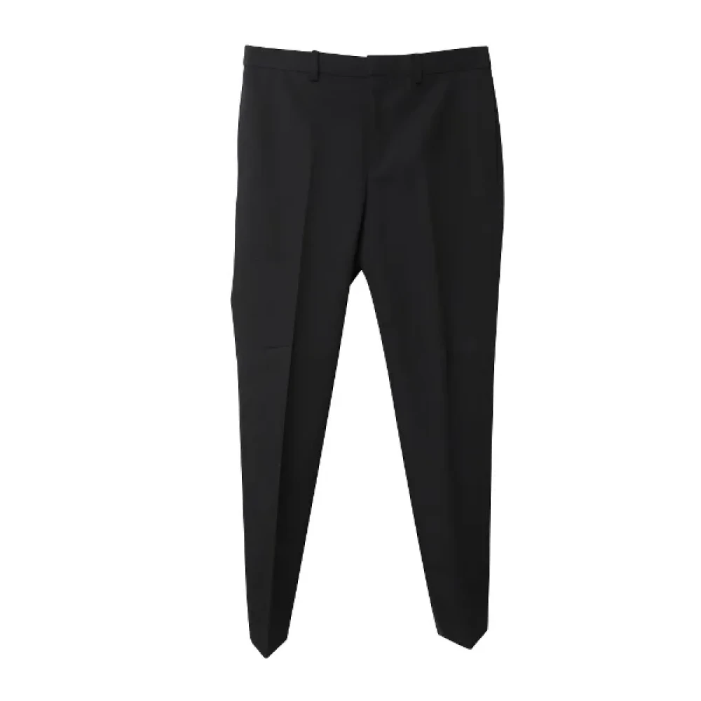 Givenchy Pre-owned Polyester bottoms Black Heren