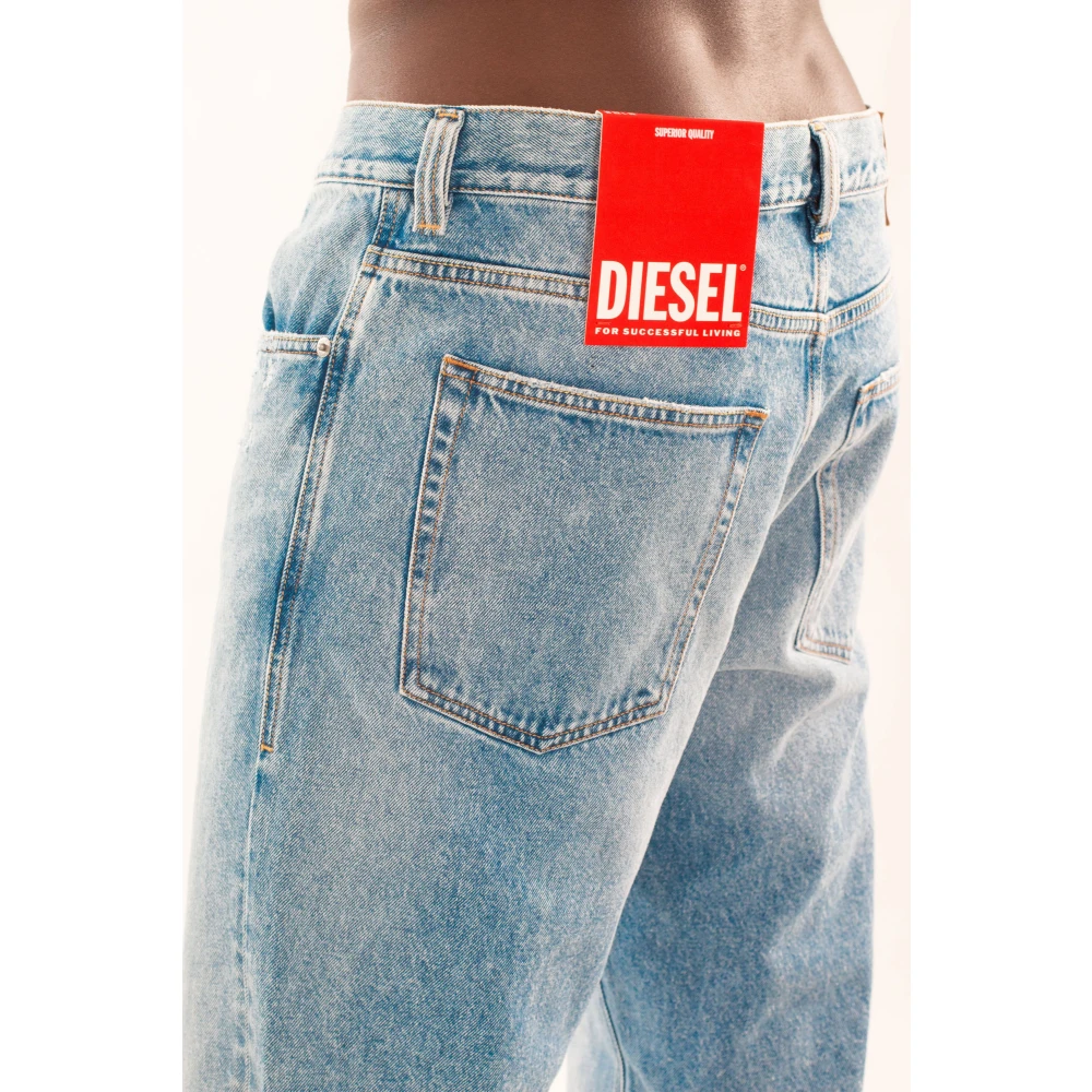 Diesel Lichte Straight Jeans 2010 Stijl Blue Heren