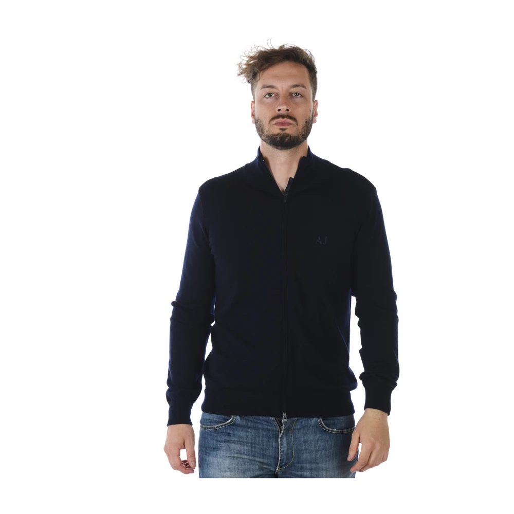 Armani Jeans Blue 06W27blu - Male - Cardigans - Xl - Knitwear