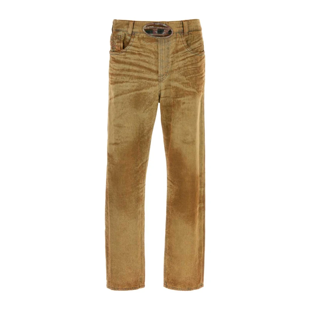 Diesel Stijlvolle Beige Denim Jeans Beige Heren