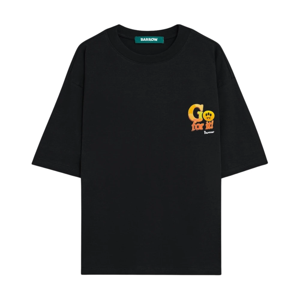 Barrow Black Jersey T-Shirt - Male - T-Shirts - M - Tops
