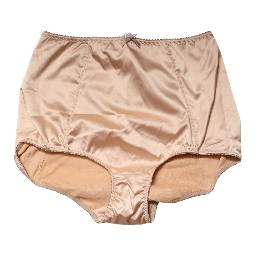 Dolce & Gabbana Women's Beige Underpants, S, High Waist Girdle Panty