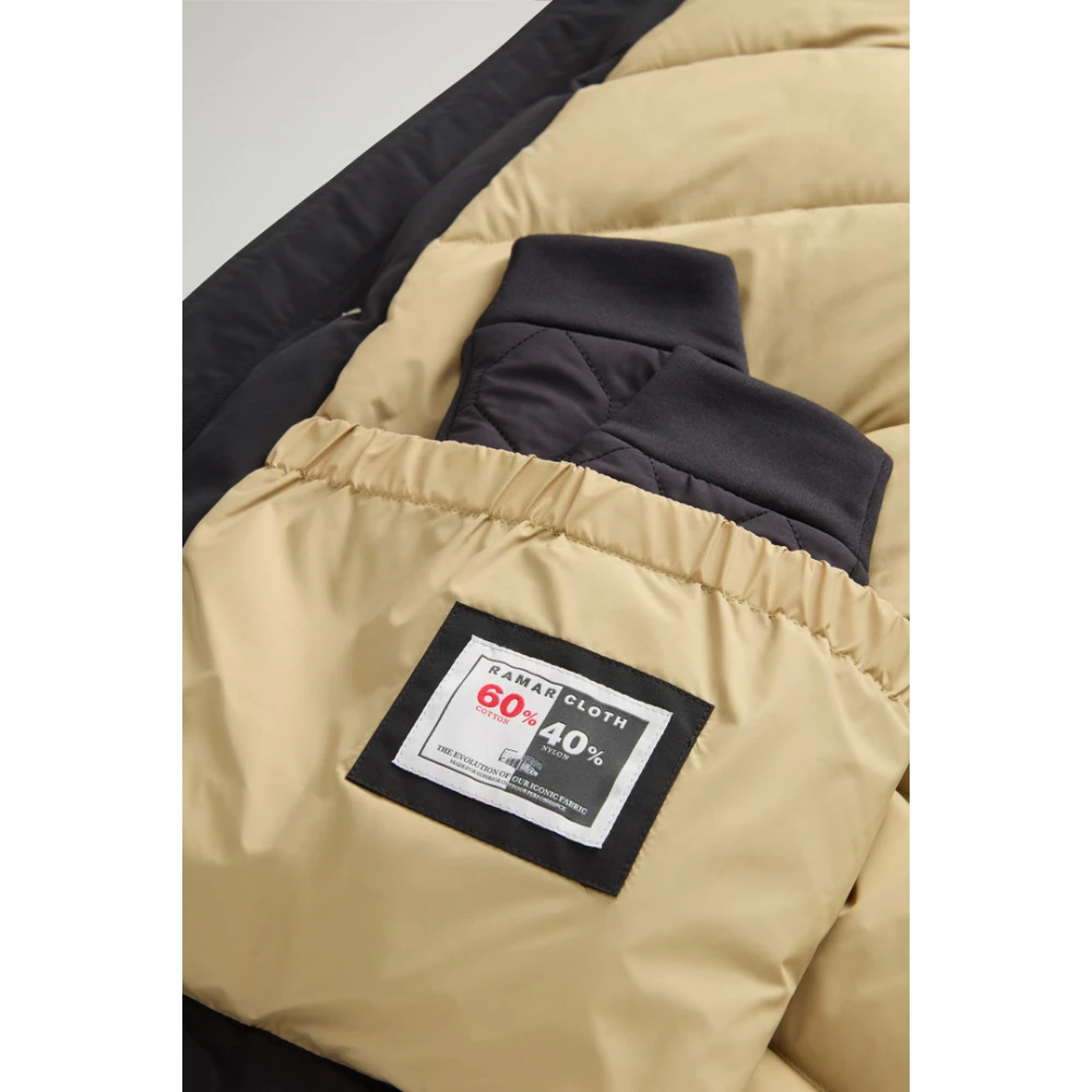 Woolrich Afneembare Bont Arctische Anorak Black Heren