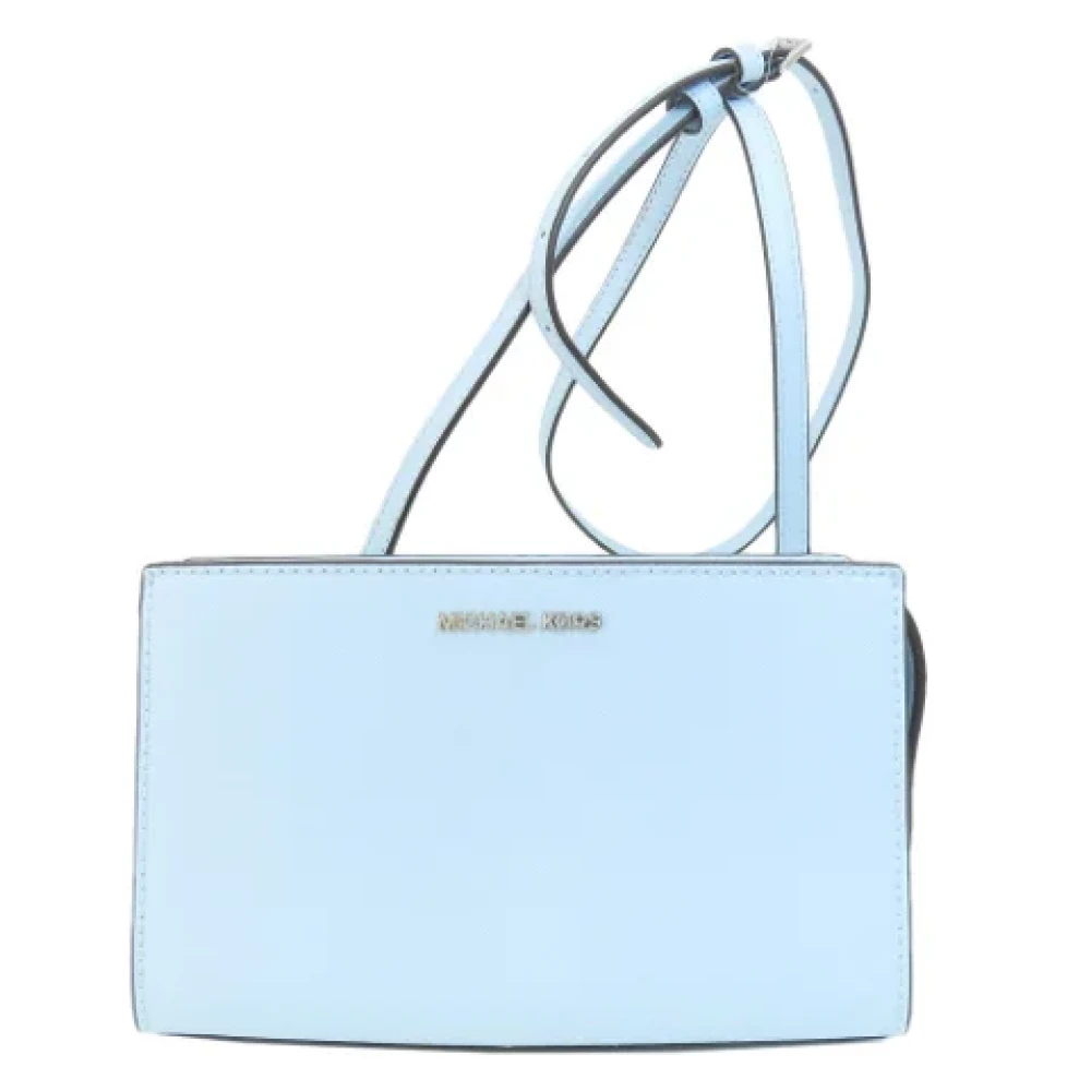 Michael Kors Pre-owned Fabric shoulder-bags Blue Dames