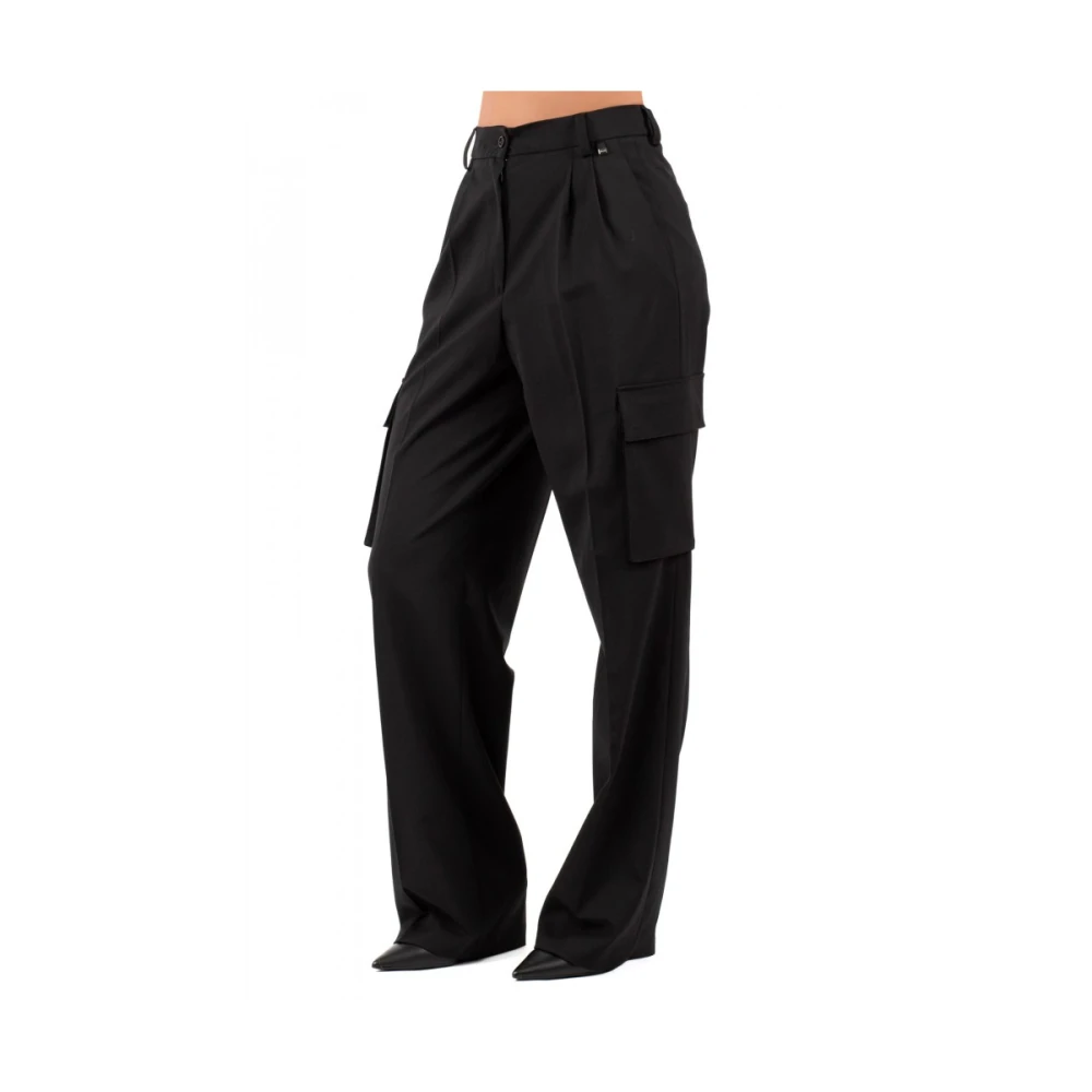 Herno Tapered Broek Black Dames