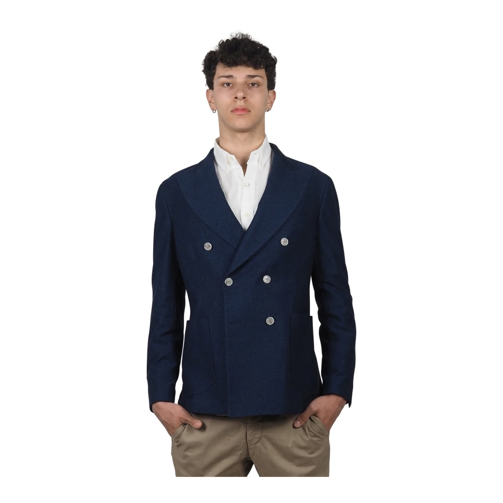 Barba - Jackets > Blazers - Blue - Barba - Modalova