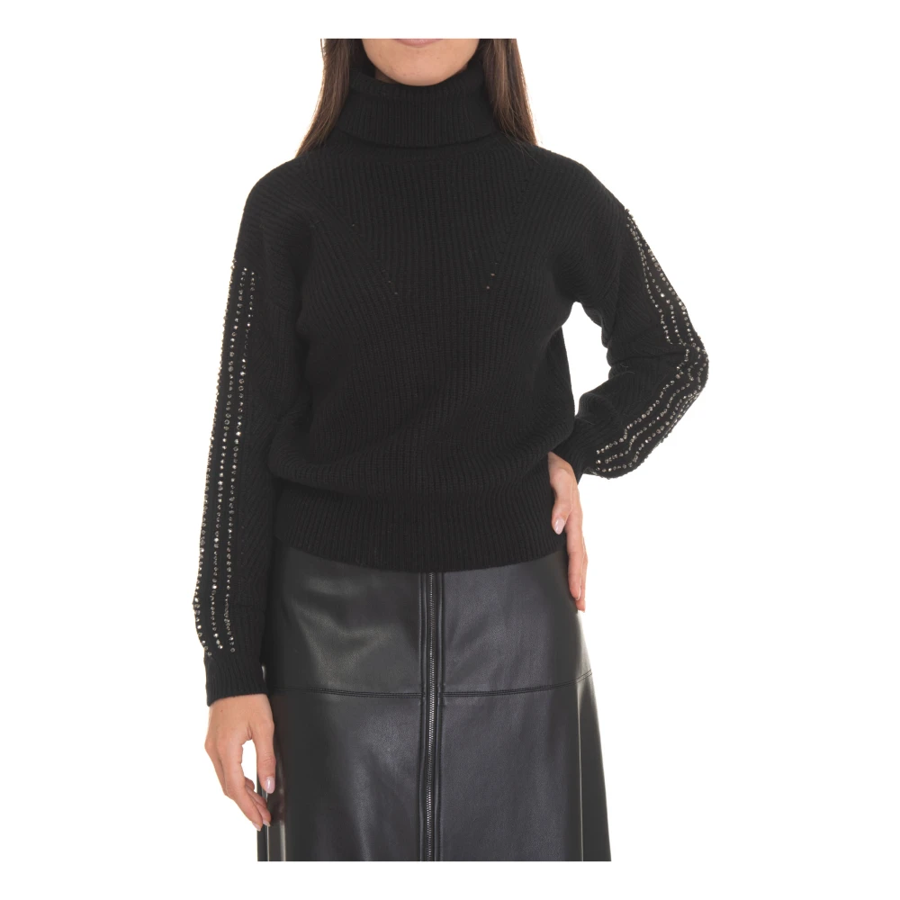 Liu Jo Wollen Coltrui met Ballonmouwen Black Dames