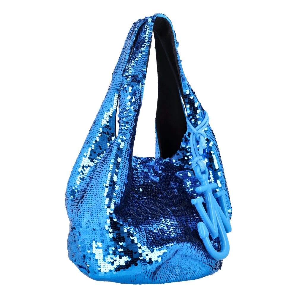 JW Anderson Paillet Shopper Handtas Acqua Ss25 Blue Dames