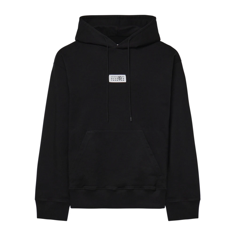 Mm6 Maison Margiela , Hoodies, Male, Black, L, Jumpers Black - Image 4