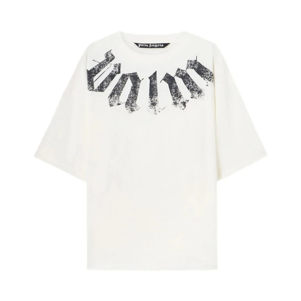 Palm Angels T-Shirts And Polos - Male - T-Shirts - White - S - Tops