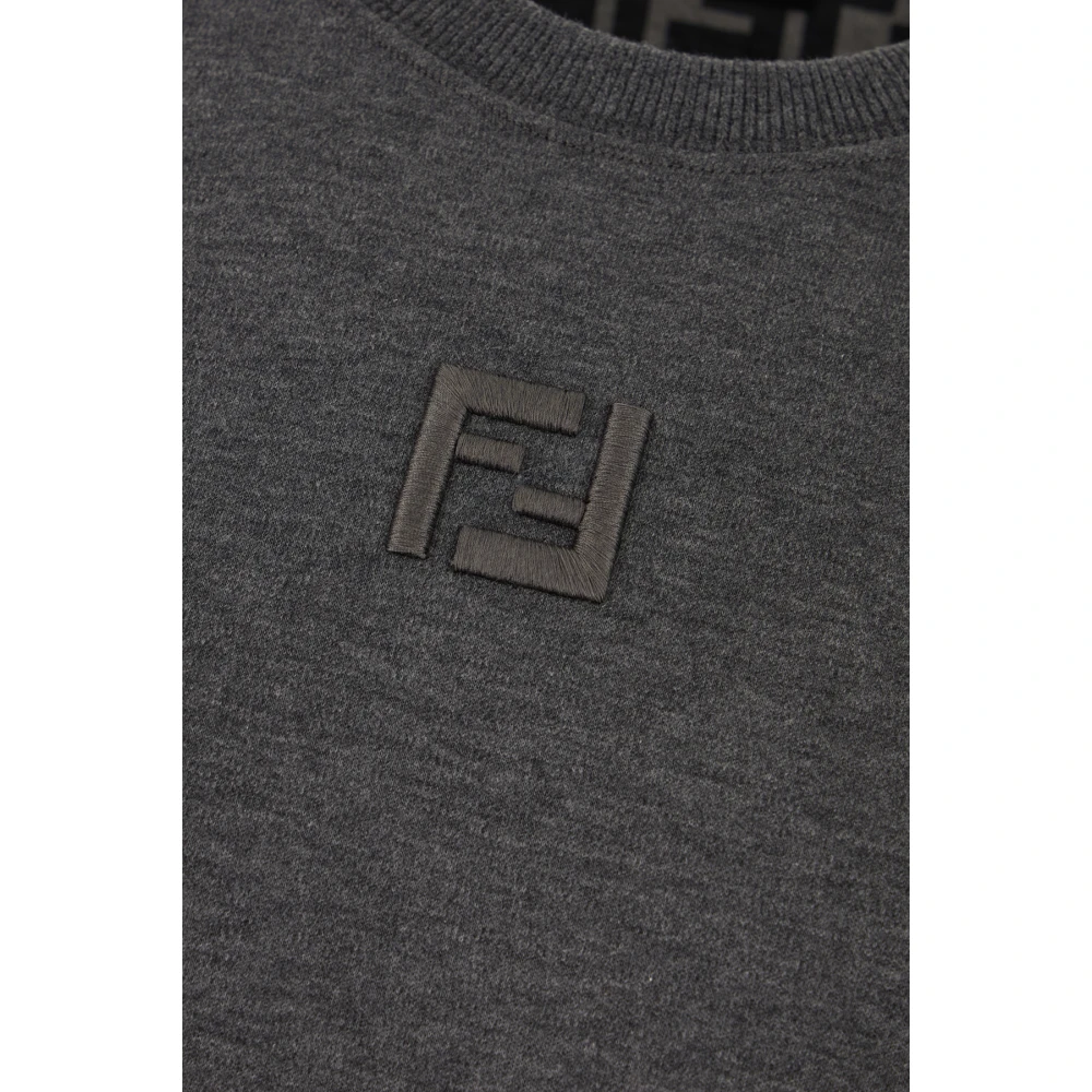 Fendi Stijlvolle Sweatshirts voor een Trendy Look Gray Heren